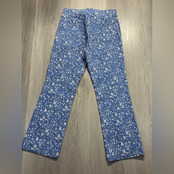 J. McLaughlin Blue Floral Capris Size 6 - Picture 3 of 10